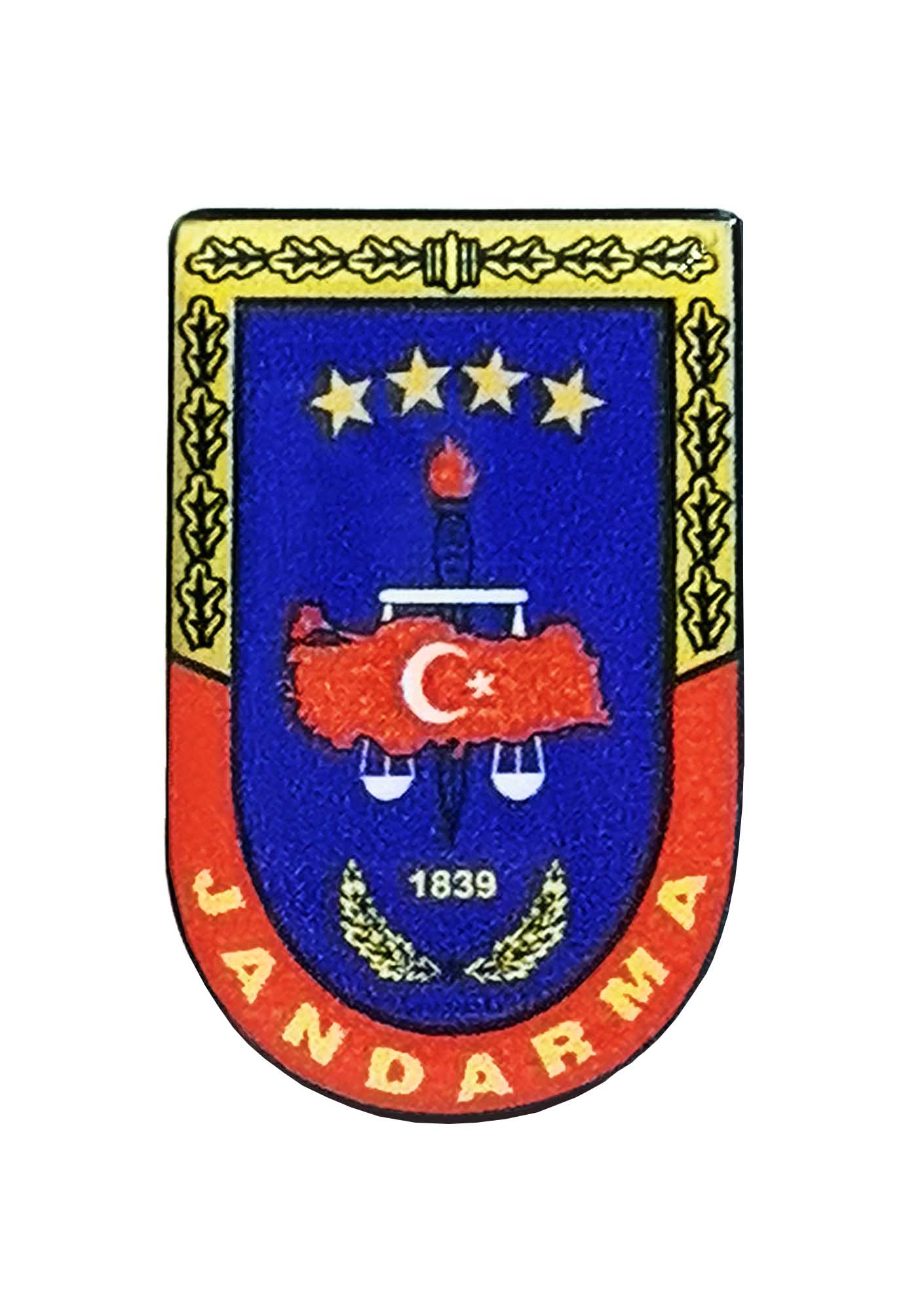 Jandarma%20Logo%20Desenli%20Şarjör%20Etiketi%20Şarjör%20Altı%20Bayrak%20Sticker