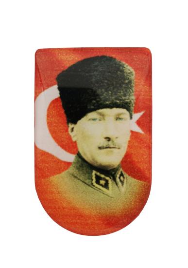 Atatürk Bayrak Desenli Şarjör Etiketi Şarjör Altı Bayrak Sticker