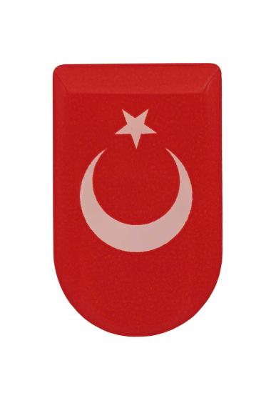 Ayyıldız Türk Bayrağı Desenli Şarjör Etiketi Şarjör Altı Bayrak Sticker