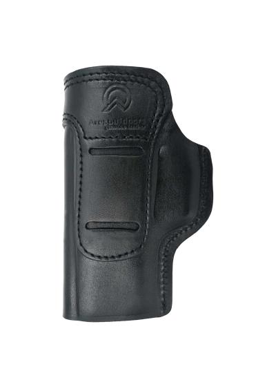 Beretta Mod 70 İçin Uyumlu Deri Silah Kılıfı Çift Yönlü Kullanılabilir Siyah Metal Maşalı